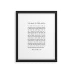 The Man In The Arena Framed Art Print Gallery Image 6