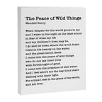 The Peace of Wild Things Canvas Print Gallery Image 8