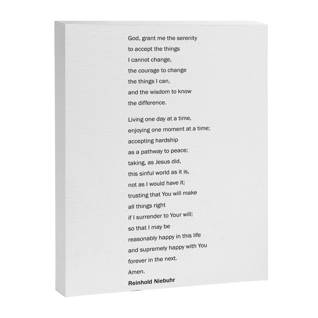 The Serenity Prayer Canvas Print Gallery Image 8