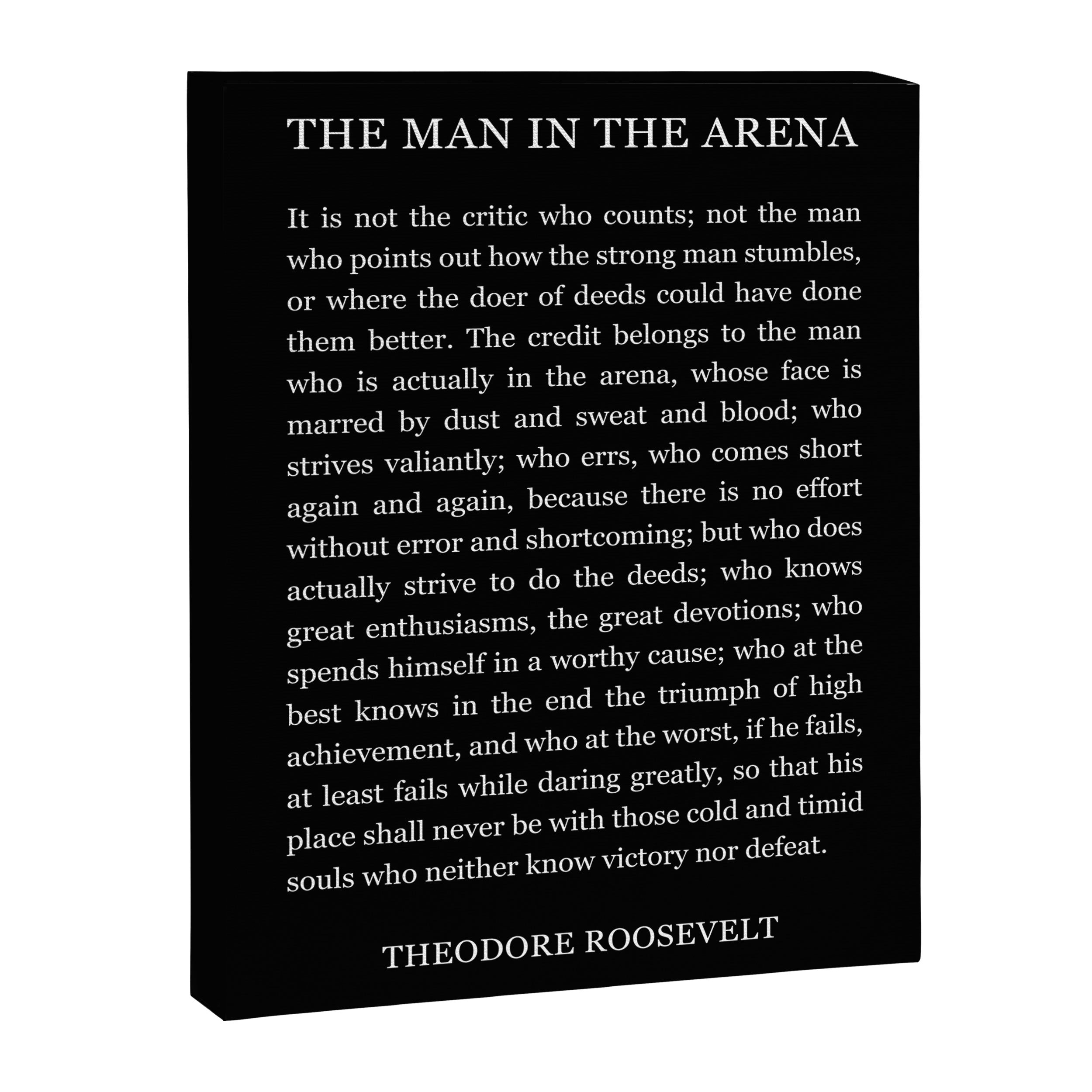 The-Man-In-The-Arena Canvas Print Gallery Image 8