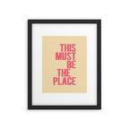This Must Be The Place Framed Art Print Gallery Image 6