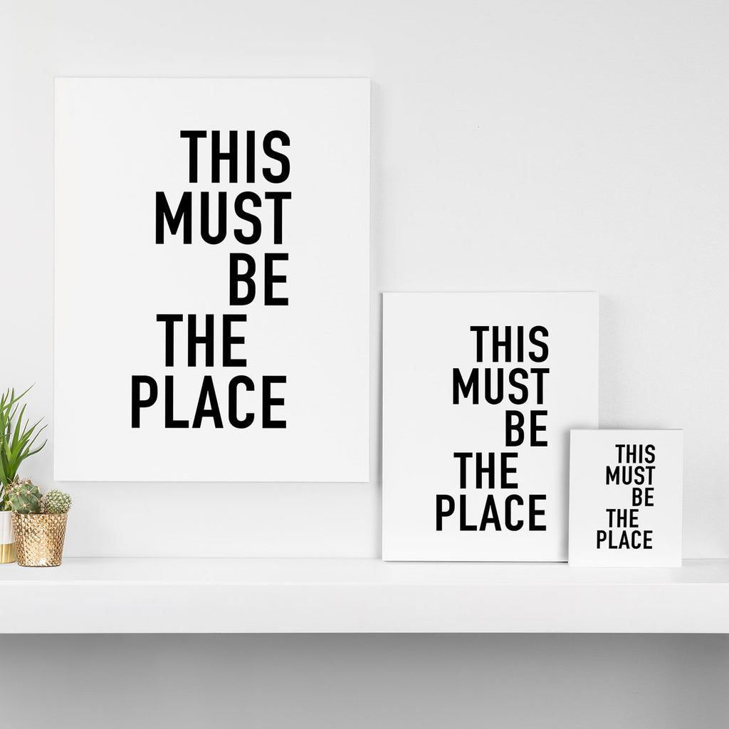 this must be the place Canvas Print Gallery Image 3