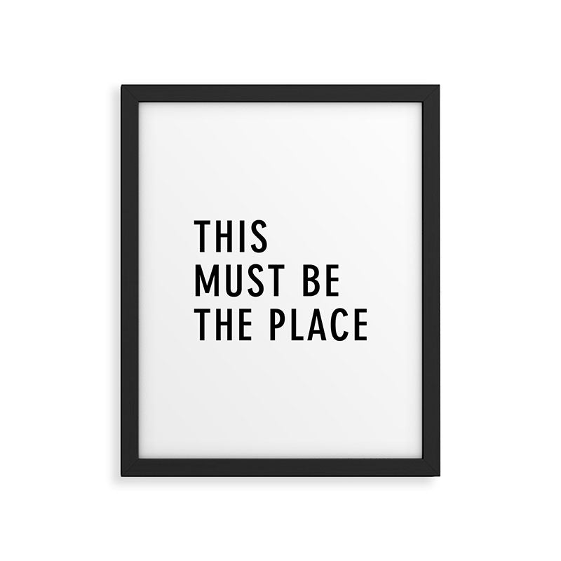 This must be the Place Framed Art Print Gallery Image 6