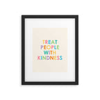 Treat People With Kindness Framed Art Print Gallery Image 4