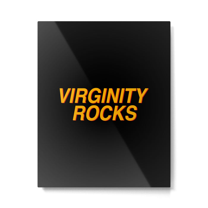 Virginity Rocks Metal Print Gallery Image 1