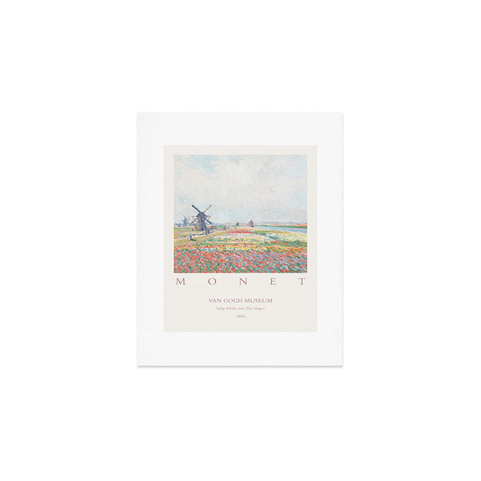Claude Monet Tulip Fields Hague 1886 Art Exhibition Art Print Gallery Image 1