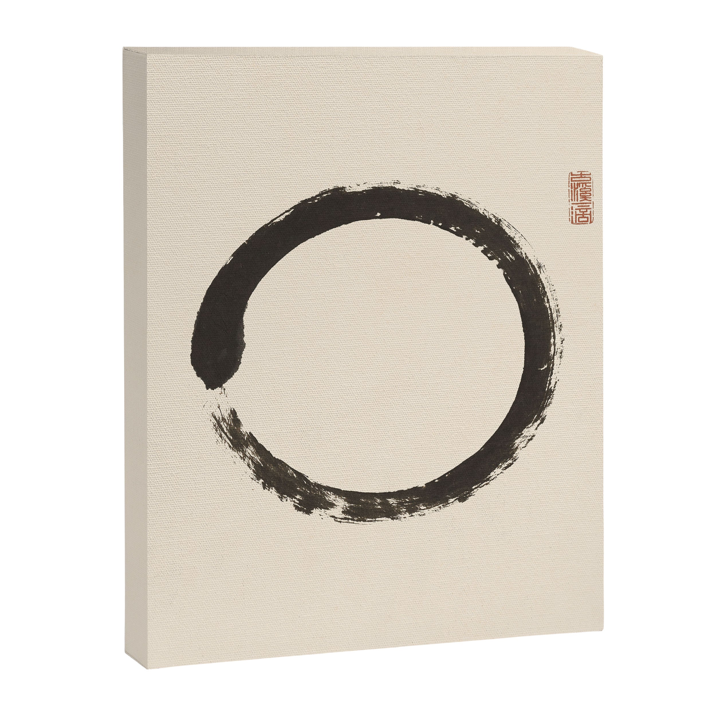 Enso Circle Zen Symbol Mindful Abstract Design Spiritual Karma Meditation Yoga Studio Buddism Art Canvas Print Gallery Image 6