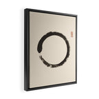 Enso Circle Zen Symbol Mindful Abstract Design Spiritual Karma Meditation Yoga Studio Buddism Art Framed Canvas Print Gallery Image 2