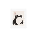 Matsumoto Hoji Japanese Grumpy Frog Art Print Art Print Gallery Image 1