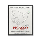 Pablo Picasso Dove Peace Symbol Art Exhibition Framed Canvas Print Gallery Image 3