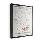 Pablo Picasso Dove Peace Symbol Art Exhibition Framed Canvas Print Gallery Image 2