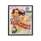 Roman Holiday Vintage Movie Framed Canvas Print Gallery Image 6