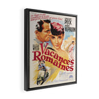 Roman Holiday Vintage Movie Framed Canvas Print Gallery Image 2