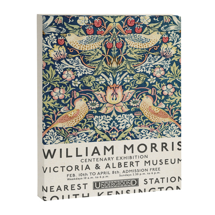 Strawberry Thief William Morris Art Exhibition Canvas Print Gallery Image 1