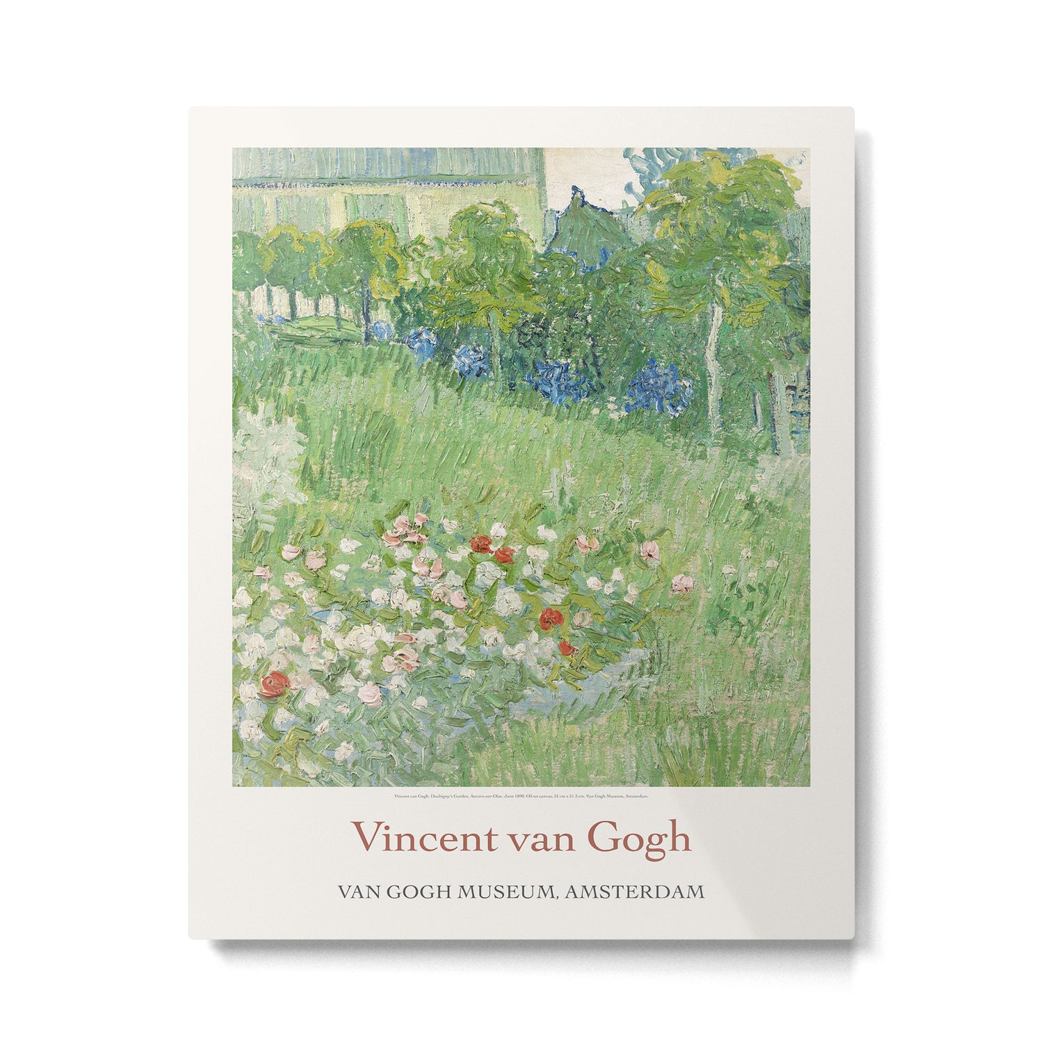 Vincent Van Gogh Daubignys Garden 1890 Art Exhibition Print Metal Print Gallery Image 4