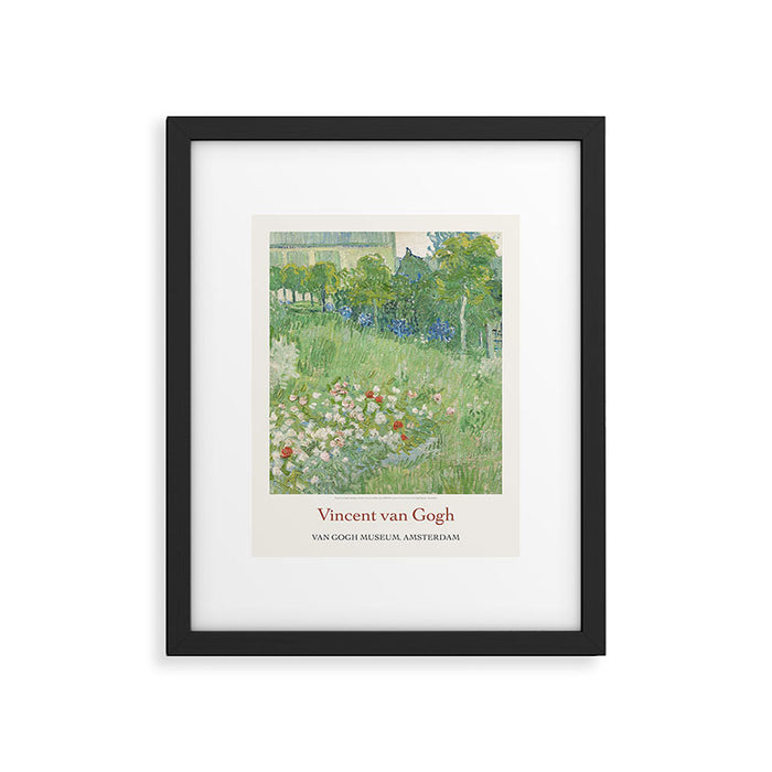 Vincent Van Gogh Daubignys Garden 1890 Art Exhibition Print Framed Art Print Gallery Image 1