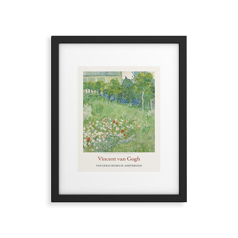 Vincent Van Gogh Daubignys Garden 1890 Art Exhibition Print Framed Art Print Gallery Image 5