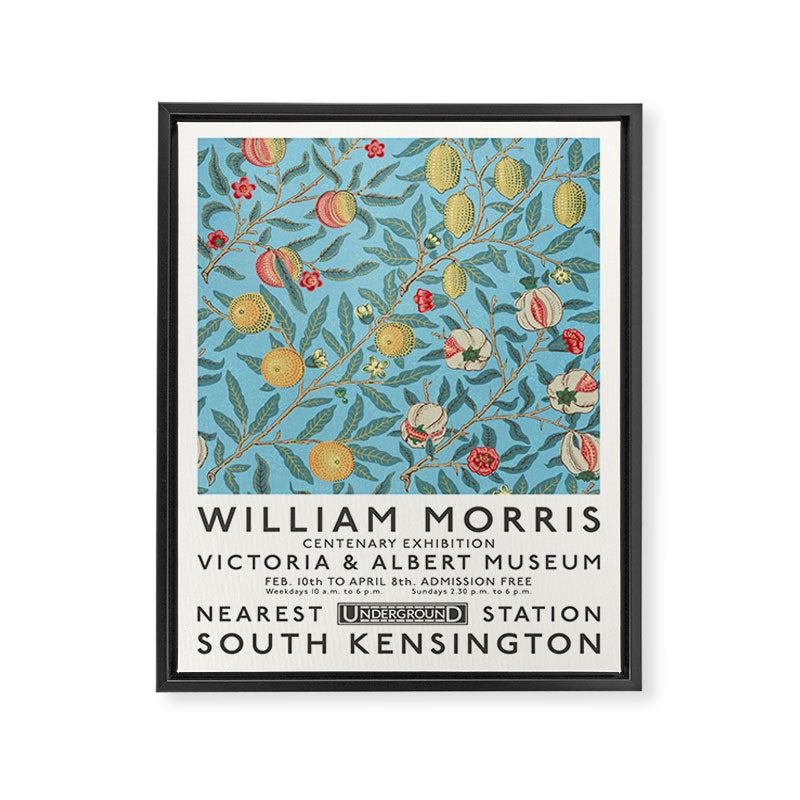 William Morris Art Exhibition Framed Canvas Print Gallery Image 6