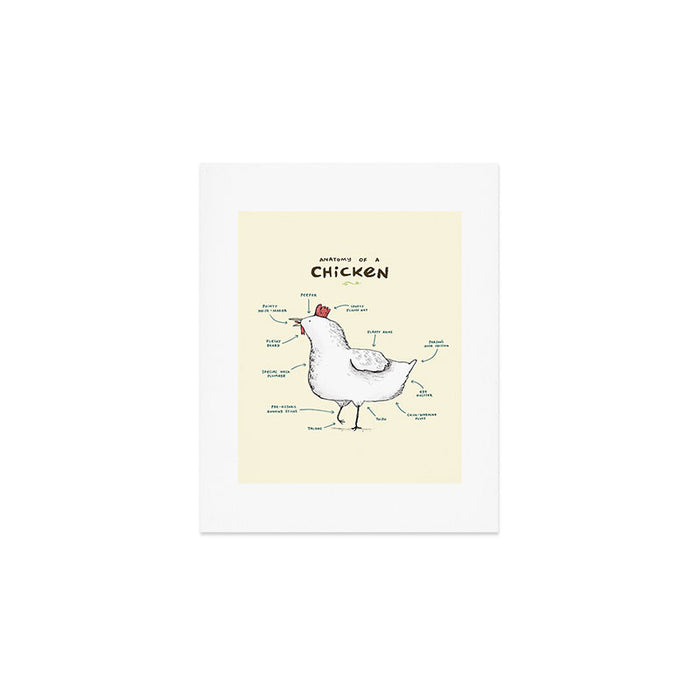 Anatomy of a Chicken Art Print Gallery Image 1