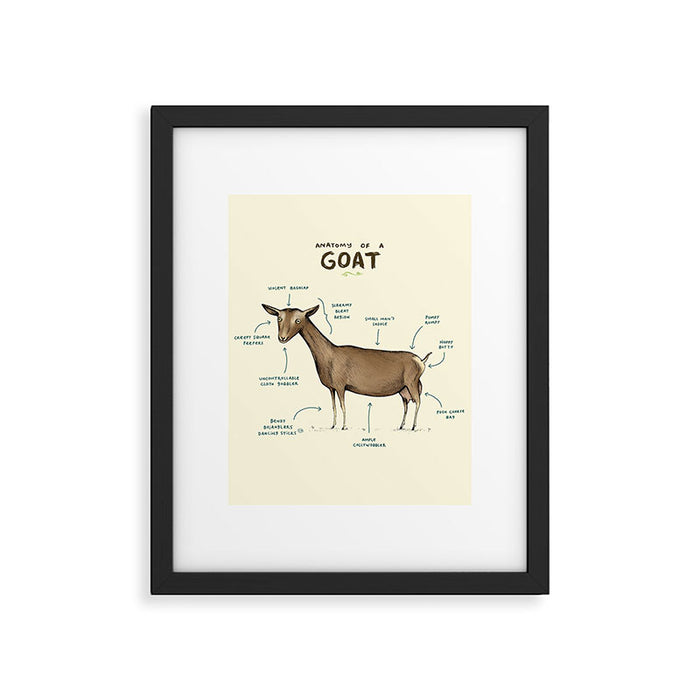 Anatomy of a Goat Framed Art Print Gallery Image 1