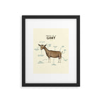 Anatomy of a Goat Framed Art Print Gallery Image 4