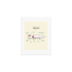 Anatomy of an Axolotl Art Print Gallery Image 1