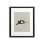 Autumn Squirrels Framed Art Print Gallery Image 4