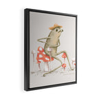 Awkward Toad Framed Canvas Print Gallery Image 2
