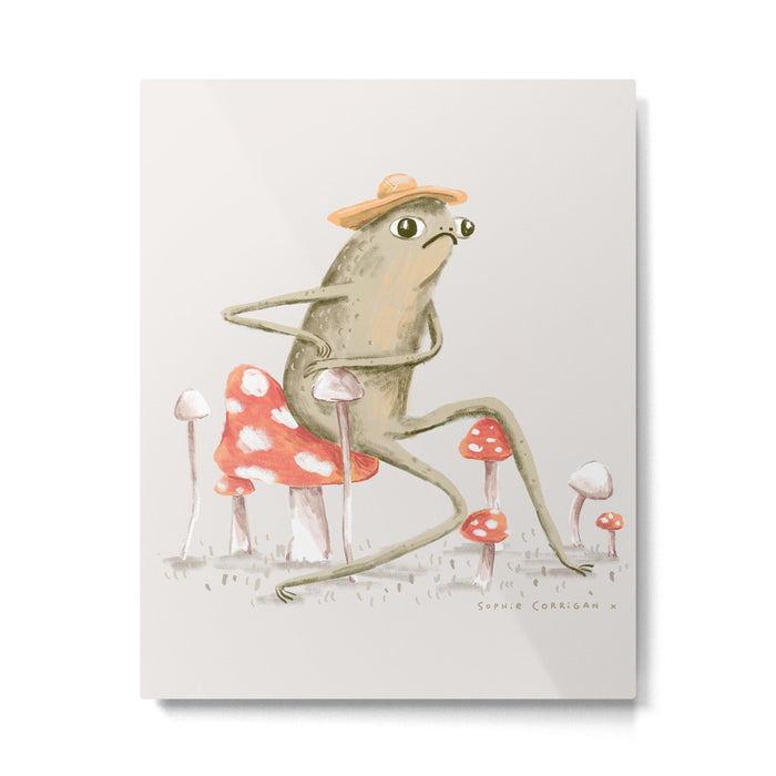 Awkward Toad Metal Print Gallery Image 1