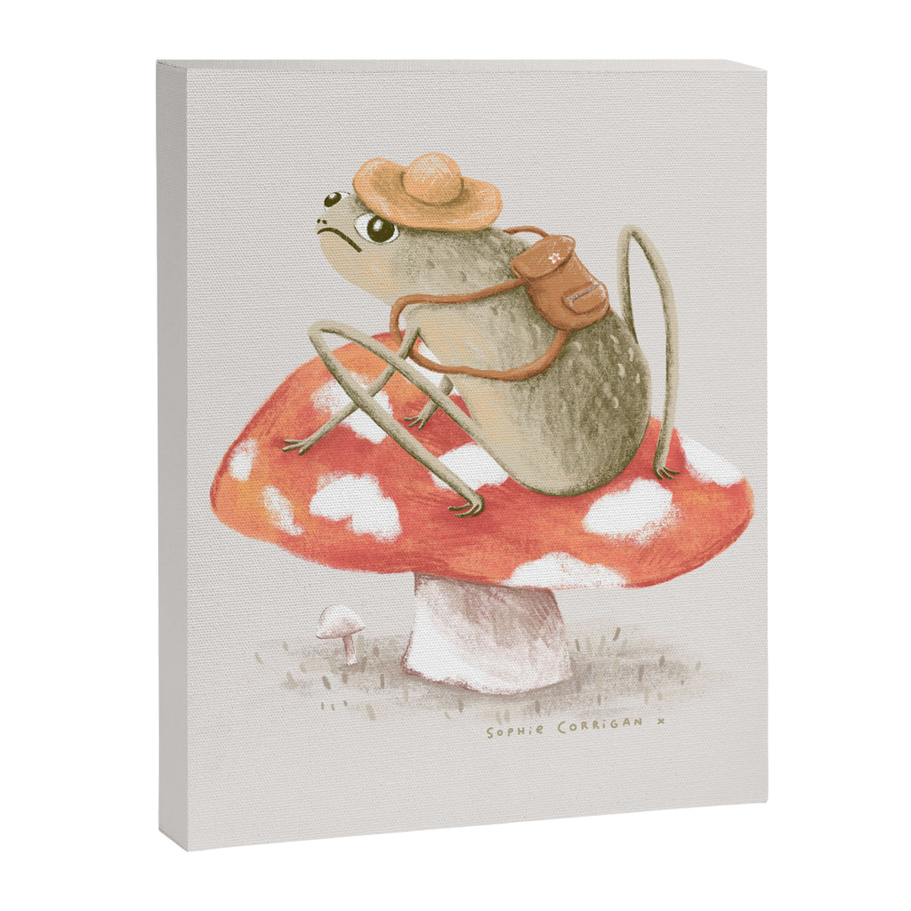 Awkward Toad Ready for Adventure Canvas Print Gallery Image 8