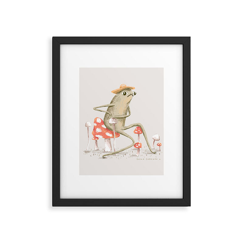 Awkward Toad Framed Art Print Gallery Image 4