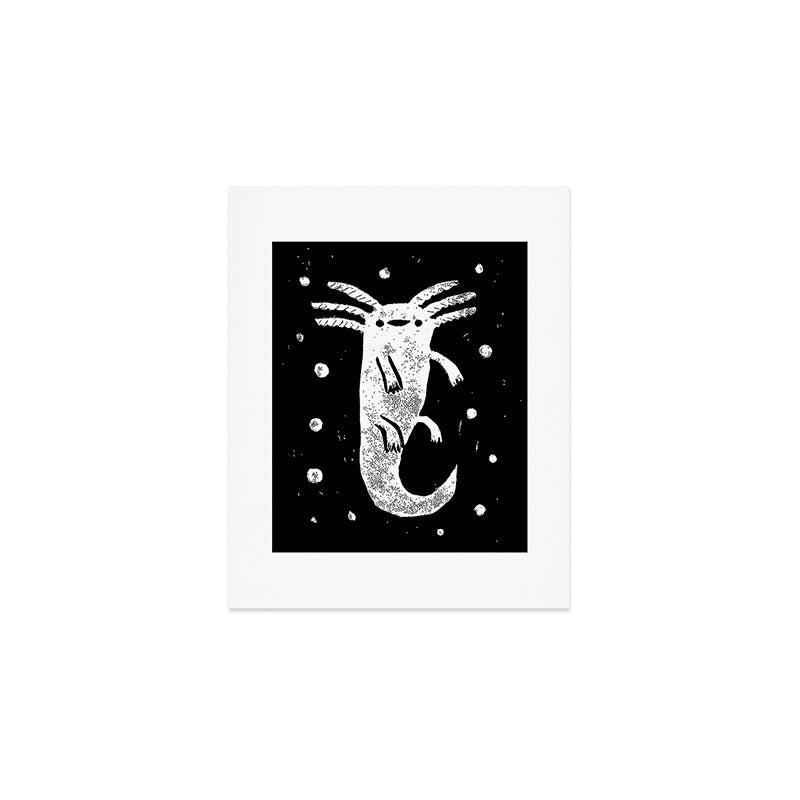 Axolotl Art Print Gallery Image 1