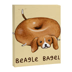 Beagle Bagel Canvas Print Gallery Image 8