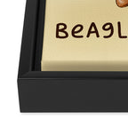 Beagle Bagel Framed Canvas Print Gallery Image 3