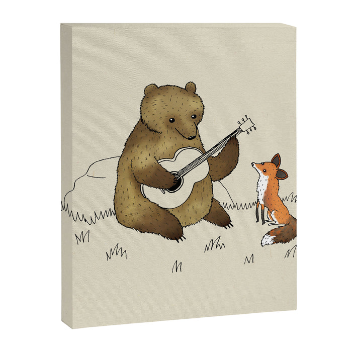 Bear & Fox Canvas Print Gallery Image 1