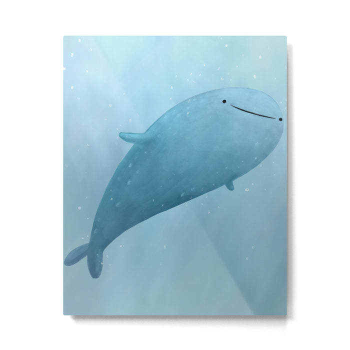 Cute Whale Shark Metal Print Gallery Image 1