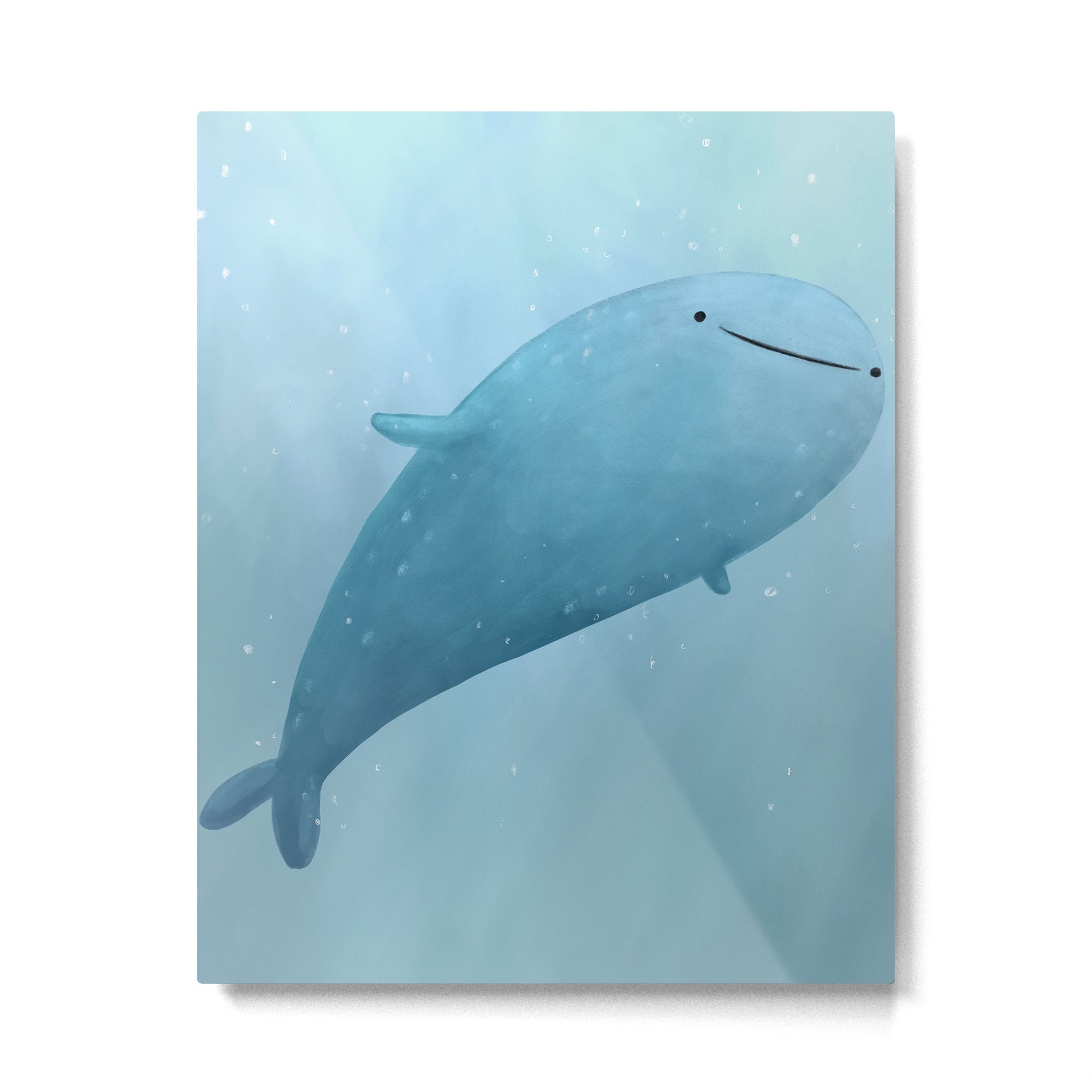 Cute Whale Shark Metal Print Gallery Image 6