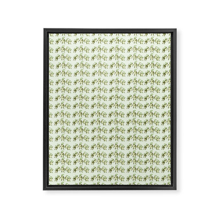 Dancing Turtles Framed Canvas Print Gallery Image 1