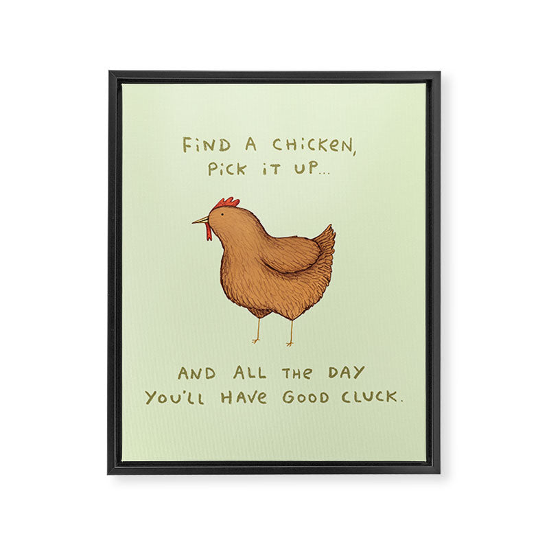Good Cluck Framed Canvas Print Gallery Image 8