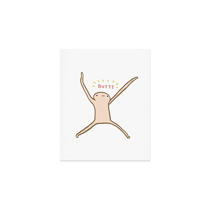 Honest Blob - Butts Art Print Gallery Image 1