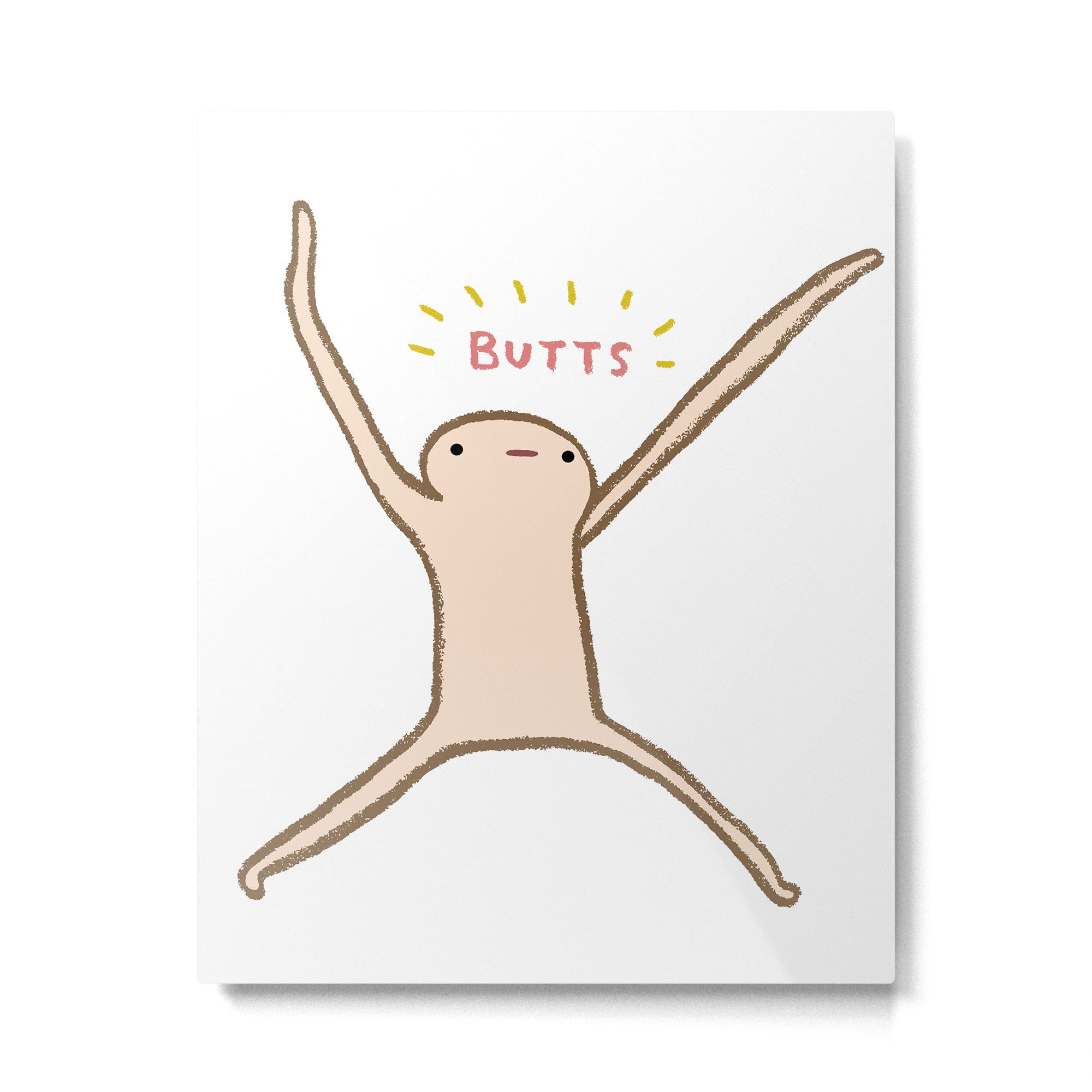 Honest Blob - Butts Metal Print Gallery Image 6