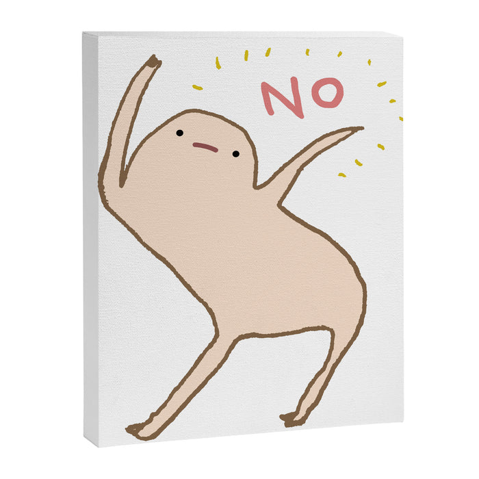 Honest Blob Says No Canvas Print Gallery Image 1