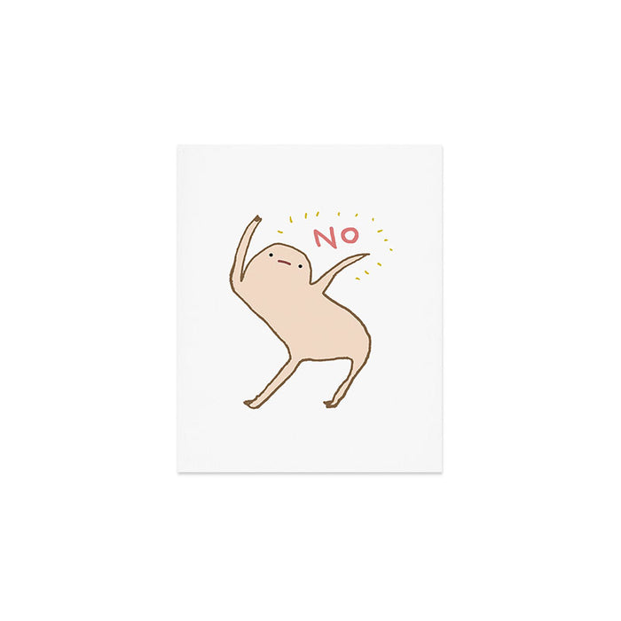 Honest Blob Says No Art Print Gallery Image 1