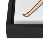 Honest Blob Says No Framed Canvas Print Gallery Image 3