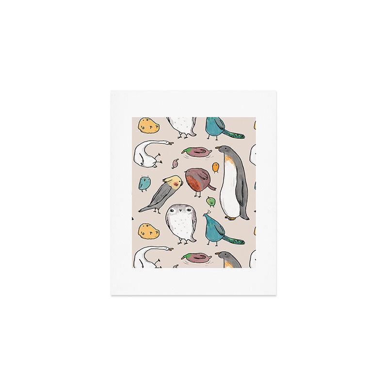 Lump Birds Art Print Gallery Image 1
