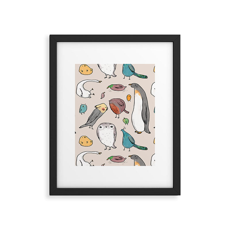 Lump Birds Framed Art Print Gallery Image 6