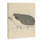Monochrome Hedgehog Canvas Print Gallery Image 8