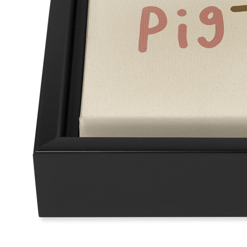 Pigtato Framed Canvas Print Gallery Image 3