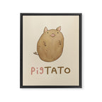 Pigtato Framed Canvas Print Gallery Image 8