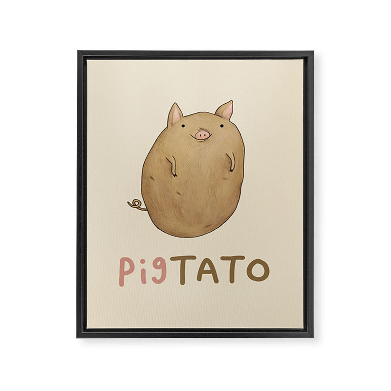 Pigtato Framed Canvas Print Gallery Image 8